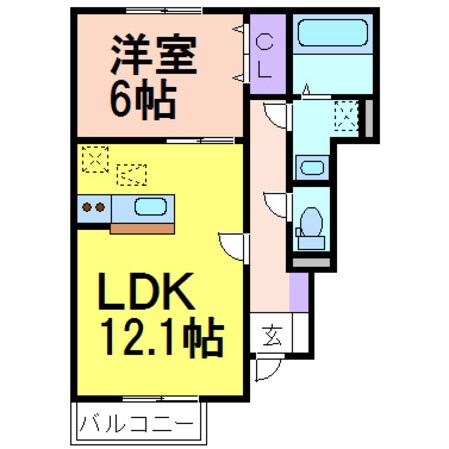 アヴニールの物件間取画像